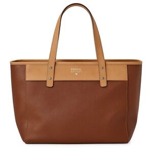 Fossil Heritage Issue No. 1954 Tote Bag – Two-Tone Brown